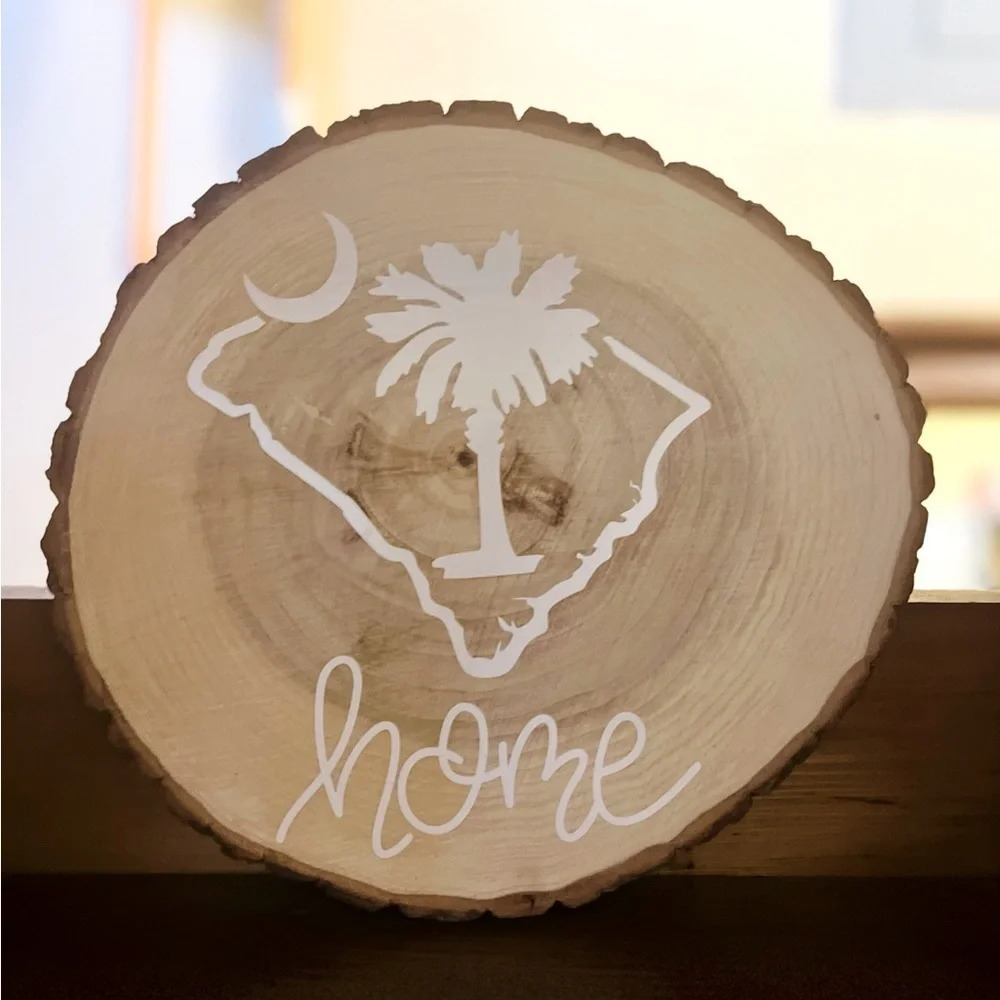 South Carolina Palmetto Tree Rustic Home Decor Piece